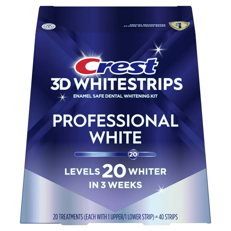 Crest 3D Whitestrips Professional White At-home Teeth Whitening Kit - 20 Treatments