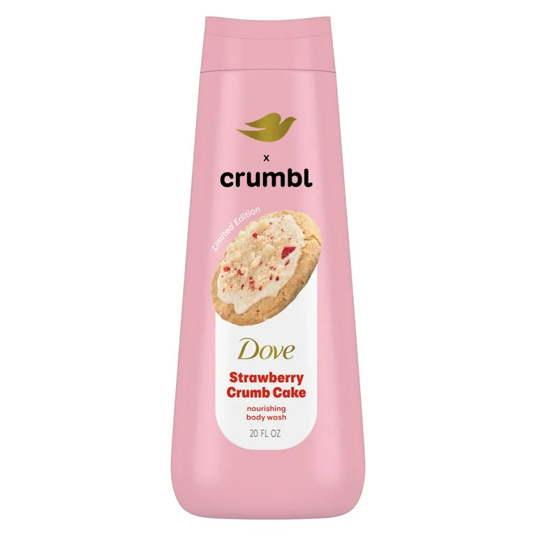 Dove Crumbl Body Wash Strawberry Crumb Cake - 20 fl oz