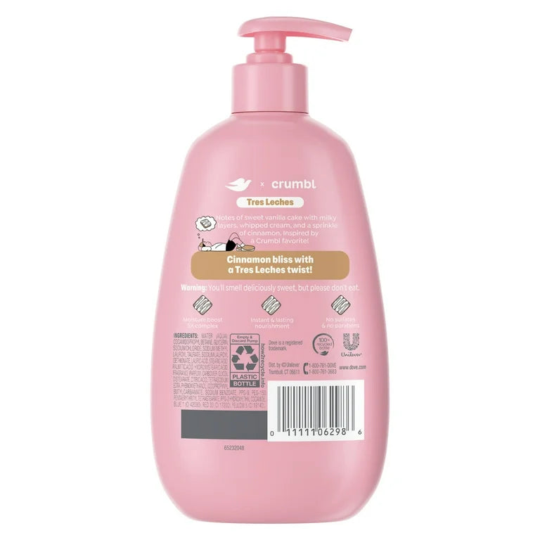 Dove Crumbl Limited Edtion Liquid Hand Soap Tres Leches - 12 fl oz