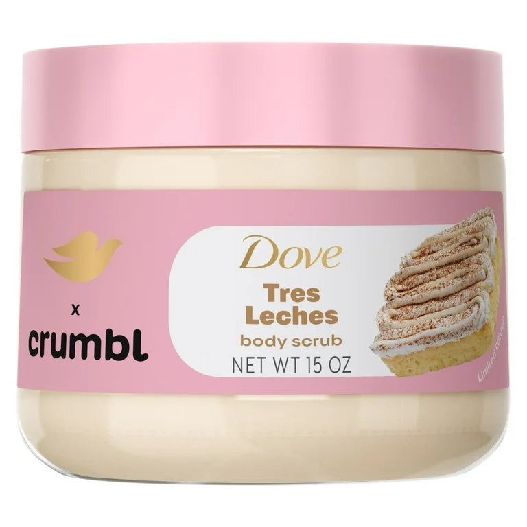 Dove Crumbl Limited Edition Body Scrub Tres Leches - 15 oz