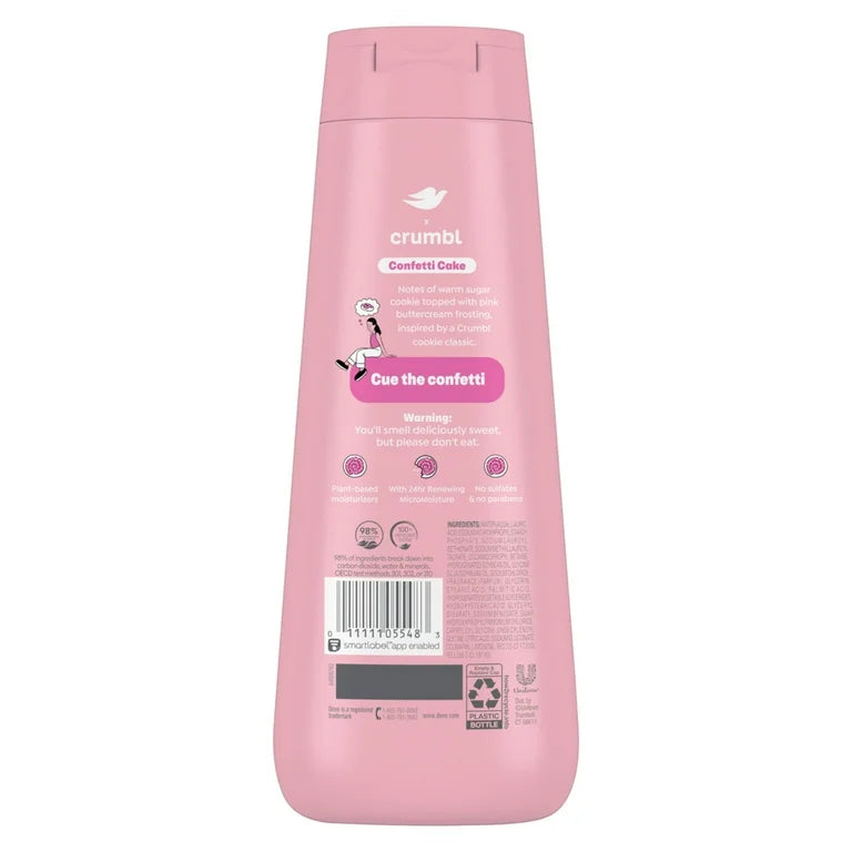 Dove Crumbl Body Wash Confetti Cake - 20 fl oz