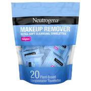 Neutrogena Cleansing Makeup Remover Wipes, Individually Wrapped Facial Wipes - 20 Count